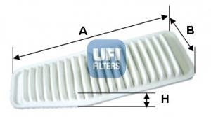 3050400 UFI Filtro de aire de motor