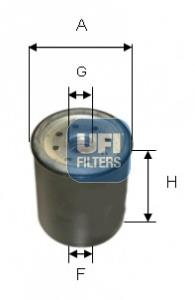 24.461.00 UFI filtro combustible