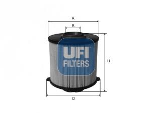 Filtro de combustible 2605800 UFI
