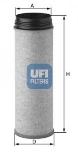 27.646.00 UFI filtro de aire complementario