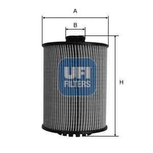 25.089.00 UFI filtro de aceite