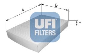 Filtro de cabina UFI 5311500 precio, desde 12,33 EUR