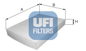 53.156.00 UFI filtro habitáculo