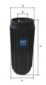 6508700 UFI filtro de aceite