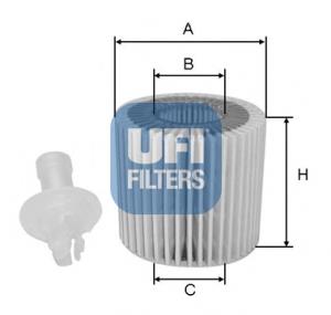 Comprar 2511600 UFI Filtros de aceite