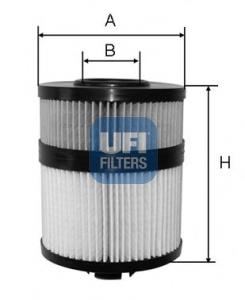 2510800 UFI Filtro aceite