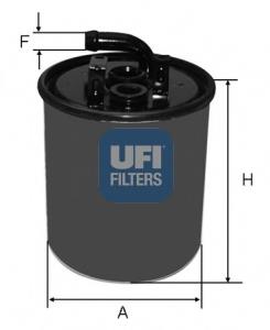 24.416.00 UFI filtro combustible