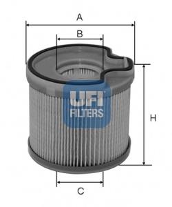 Filtro combustible UFI 2669100 precio, desde 7,95 EUR