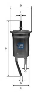 Comprar 3182800 UFI Filtro diesel