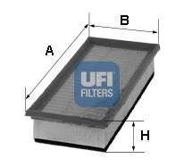 3037600 UFI Filtro de aire de motor