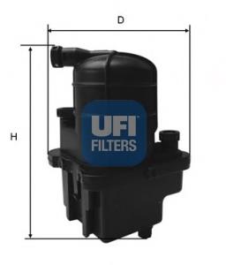 2408700 UFI Filtro de gasolina