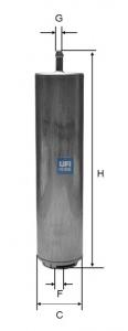 3185100 UFI Filtro de gasolina