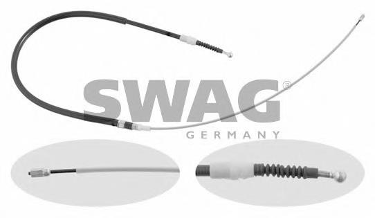 Cable de freno de mano trasero derecho/izquierdo 30930727 Swag