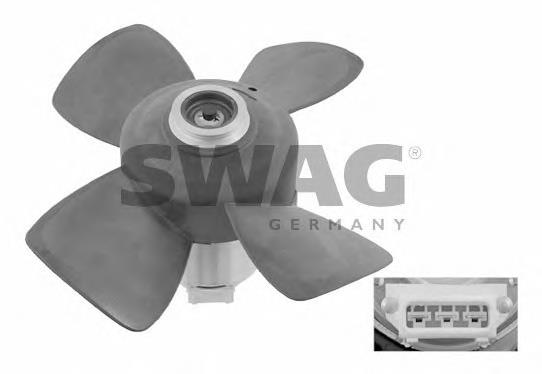 Ventilador (rodete +motor) refrigeración del motor con electromotor completo 30906995 Swag