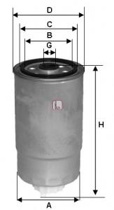 S3H2ONR Sofima filtro combustible