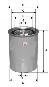 S 4423 NR Sofima filtro combustible