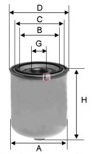 S 7344 A Sofima filtro del secador de aire (separador de agua y aceite (CAMIÓN))