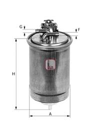 Filtro de combustible S7600NR Sofima