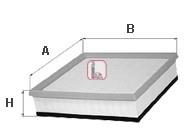 Filtro aire Sofima S6302A