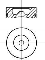 Pistón completo para 1 cilindro, STD 8772708STD Nural