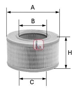 Filtro de aire S2040A Sofima
