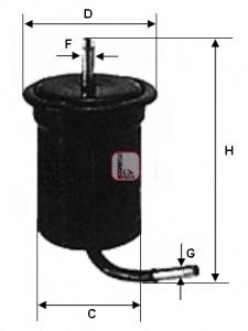 S1761B Sofima filtro combustible