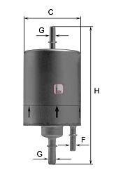 S1831B Sofima filtro combustible