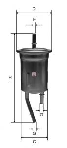 S 1828 B Sofima filtro de combustible