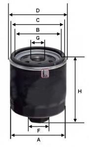 S1310R Sofima filtro de aceite