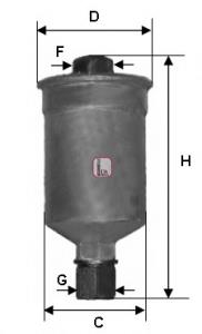S1659B Sofima filtro de combustible
