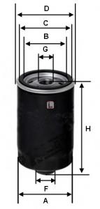 S1563R Sofima filtro de aceite
