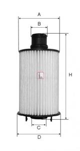 S 5073 PE Sofima filtro de aceite
