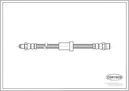 1650870680 Peugeot/Citroen latiguillo de freno delantero