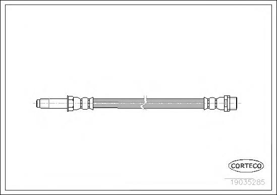 Latiguillos de freno delantero Corteco 19035285 precio, desde 13,28 EUR