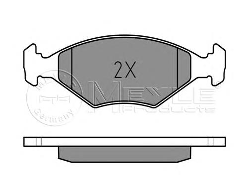 Pastillas de freno delanteras 0252322018W Meyle