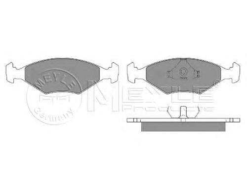 0252196218 Meyle pastillas de freno delanteras