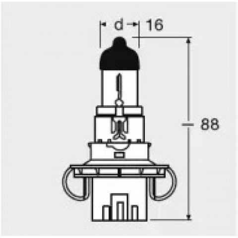 9008 OSRAM Bombilla halógena  disponible Vigo