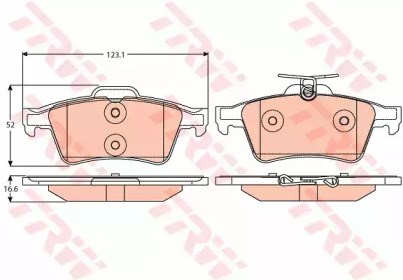 GDB2086 Pastillas de freno traseras comprar Girona