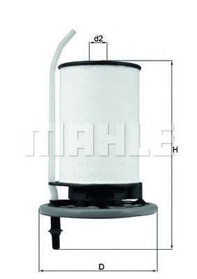 KX398 MAHLE Filtro combustible  disponible Ourense