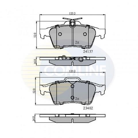 CBP01599 COMLINE Pastillas de freno traseras  en stock Gandía