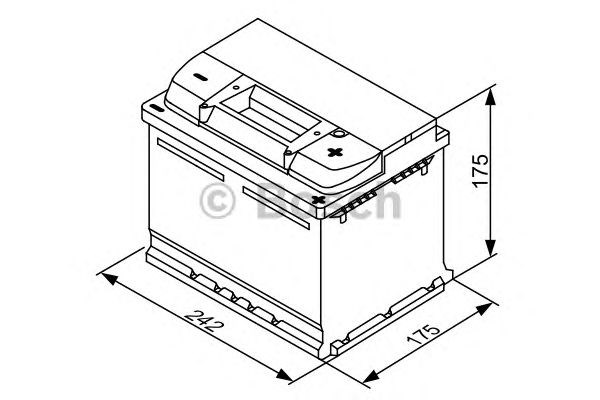 Batería de arranque 0092S30041 Bosch