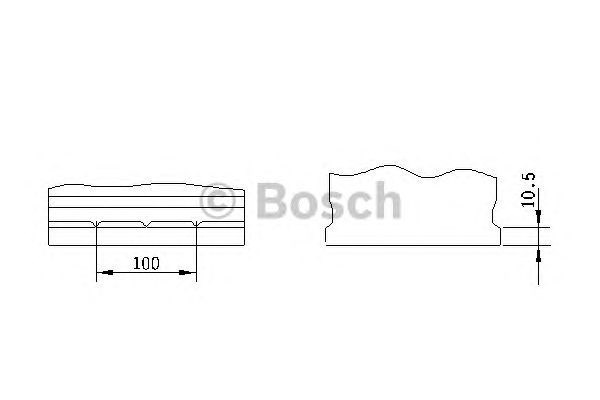 Batería de arranque 0092S40280 Bosch