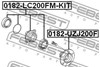 Cojinete de rueda delantero 0182LC200FMKIT FEBEST