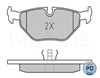 Pastillas de freno traseras 0252160717PD MEYLE