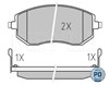 Pastillas delanteras de freno 0252386517PD MEYLE