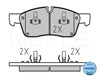 Pastillas delanteras 0252519021 MEYLE