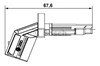 Sensor revoluciones de la rueda, delantero izquierdo 0265007930 BOSCH