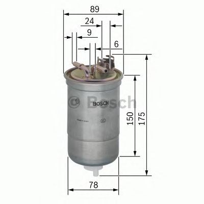 N6267 filtro tuberia combust. 0450906267