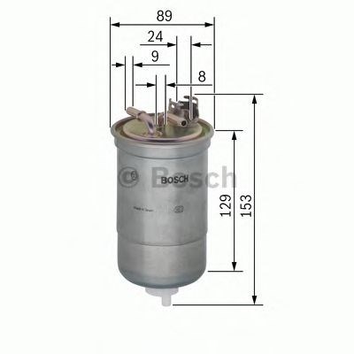 N6334 filtro tuberia combust. 0450906334