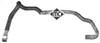 Tubería de radiador, tuberia flexible calefacción, inferior 08612 METALCAUCHO